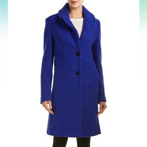 Tahari Wool Blend Coat – Royal Blue – Women’s Small